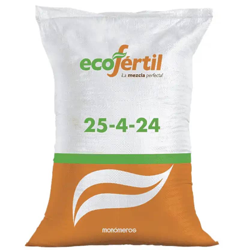 Fertilizante 25-4-24 x 50 Kg- Ecofértil