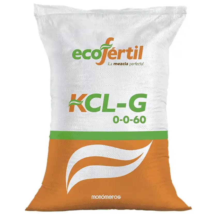 Fertilizante Cloruro de Potasio G 0-0-60 x 50kg