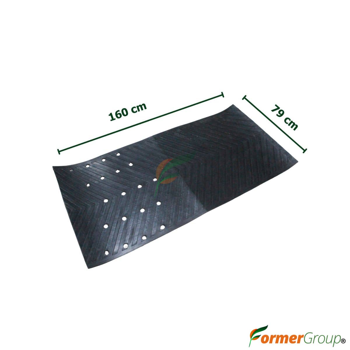 Alfombra Caucho Para Jaula Paridera Cerdas 160x79 cm