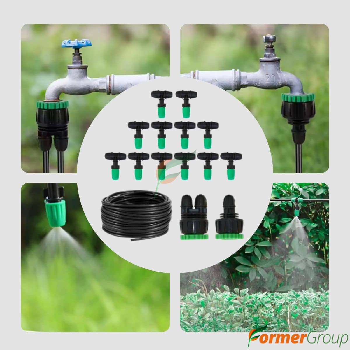 Kit de Riego por Nebulización 10 mts