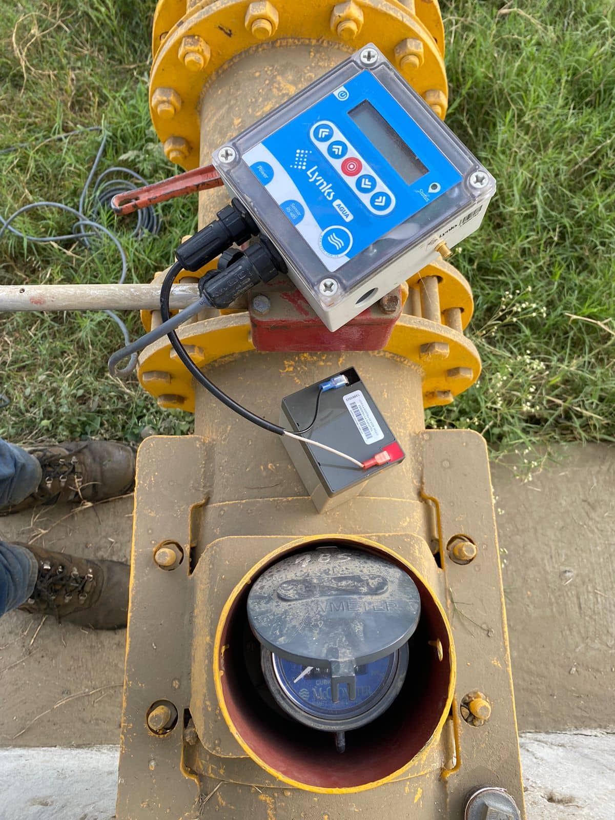 AGUA -Macromedidor MCCROMETER Monitoreo Agua Pozos