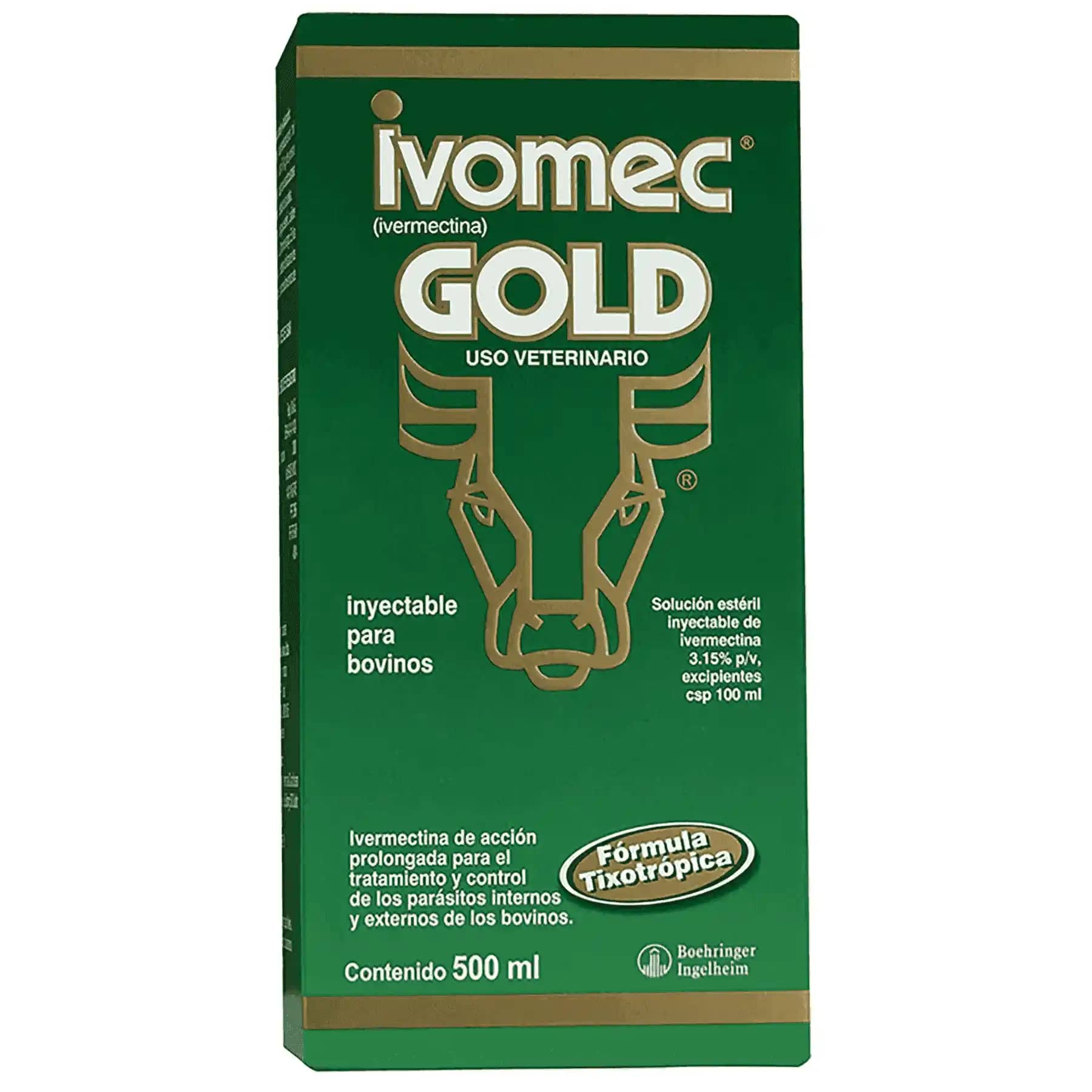 Antiparasitario Ivomec GOLD frasco x 500 ml