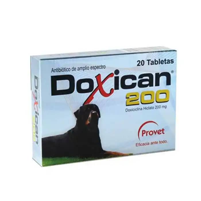 Antibiótico Doxican 200 x 20 Tabletas - Provet