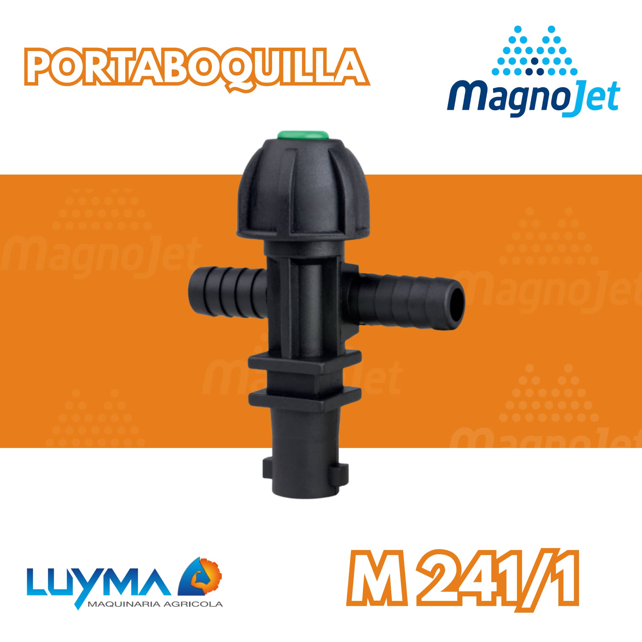 Portaboquilla “T” 1/2 Magnojet | Antigoteo Rápido