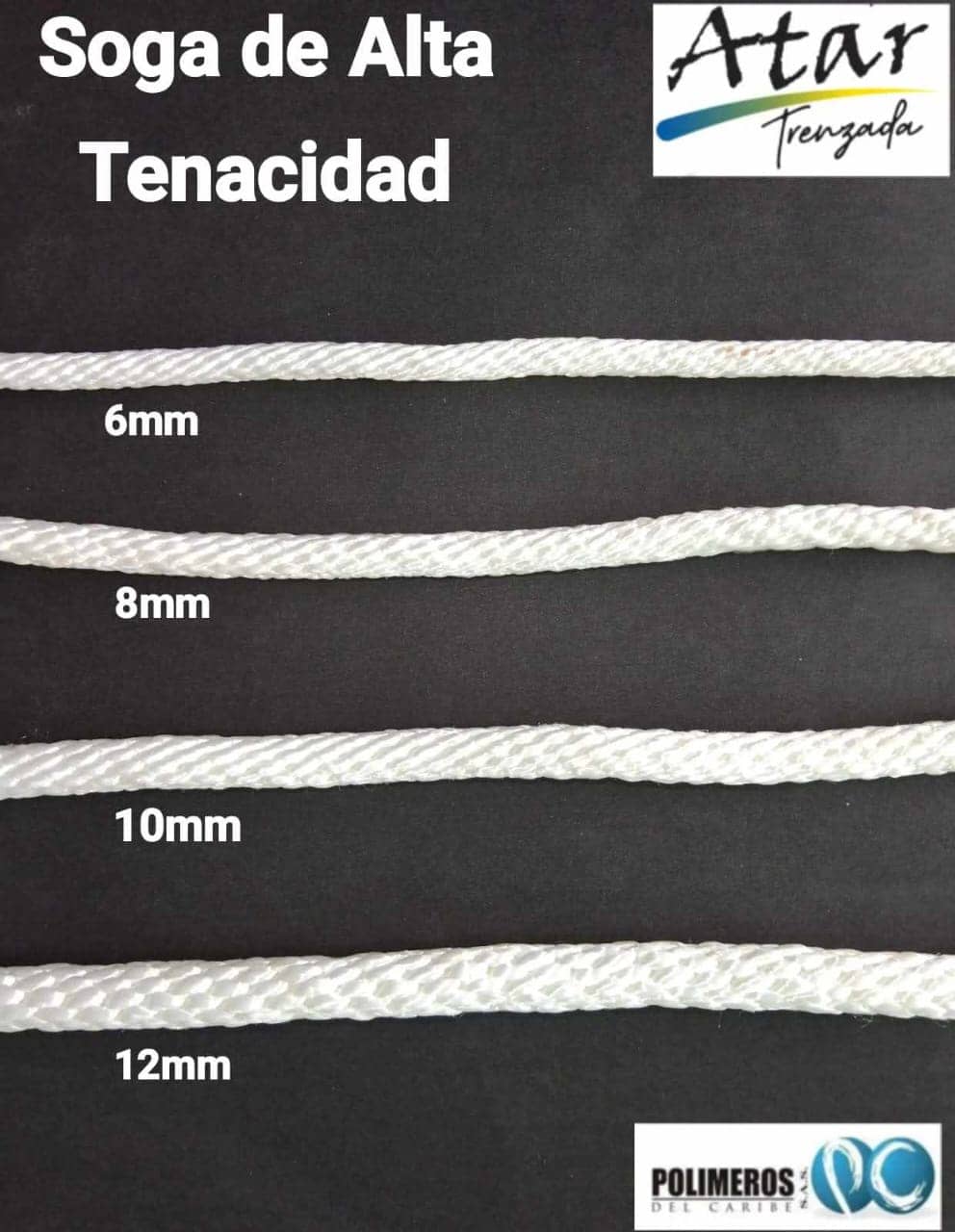 Soga Alta Tenacidad #9 x 200mt  ATAR | Resistencia y durabilidad