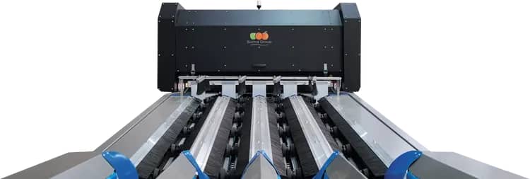 Calibrador Hyper Vision para clasificación óptica de fruta con IA
