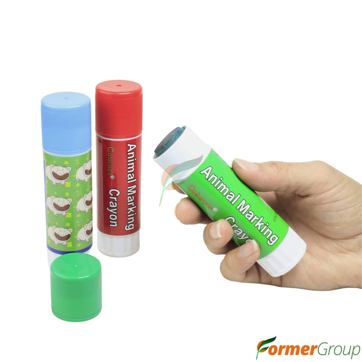 Lápiz Marcador Ganado Cerdo x3