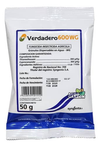 Verdadero 600WG Café Roya Insecticida Fungicida ICA