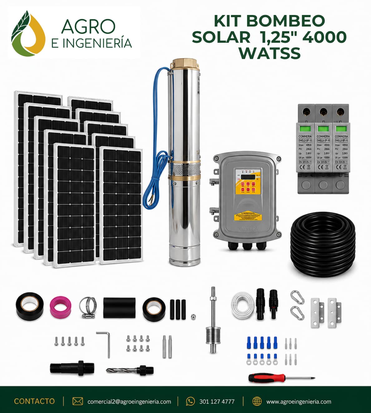 Sistemas de Bombeo Solar para Riego | Alta Eficiencia
