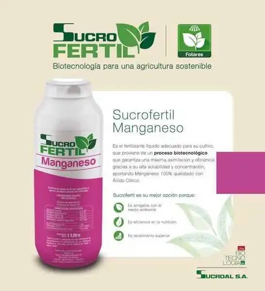 Fertilizante Líquido  Sucrofertil Manganeso Quelatado
