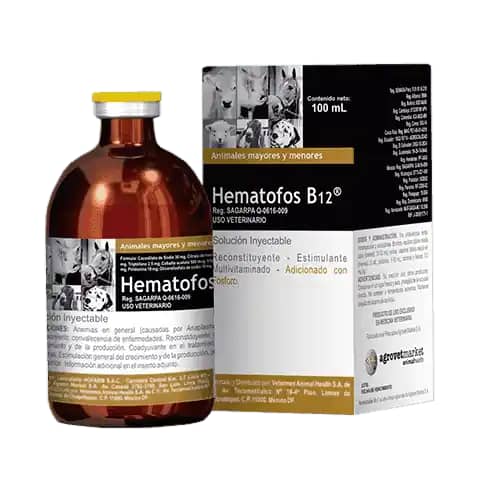 Vitamina Hematofos B12 x 500 ml - Tierragro