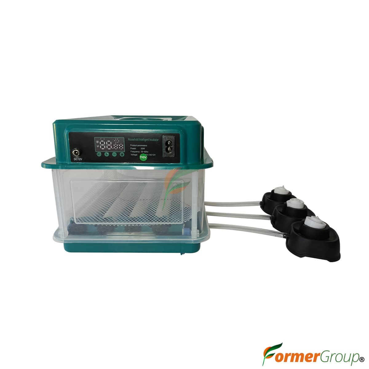 Incubadora 15 Huevos Automática Giro y Control 110V