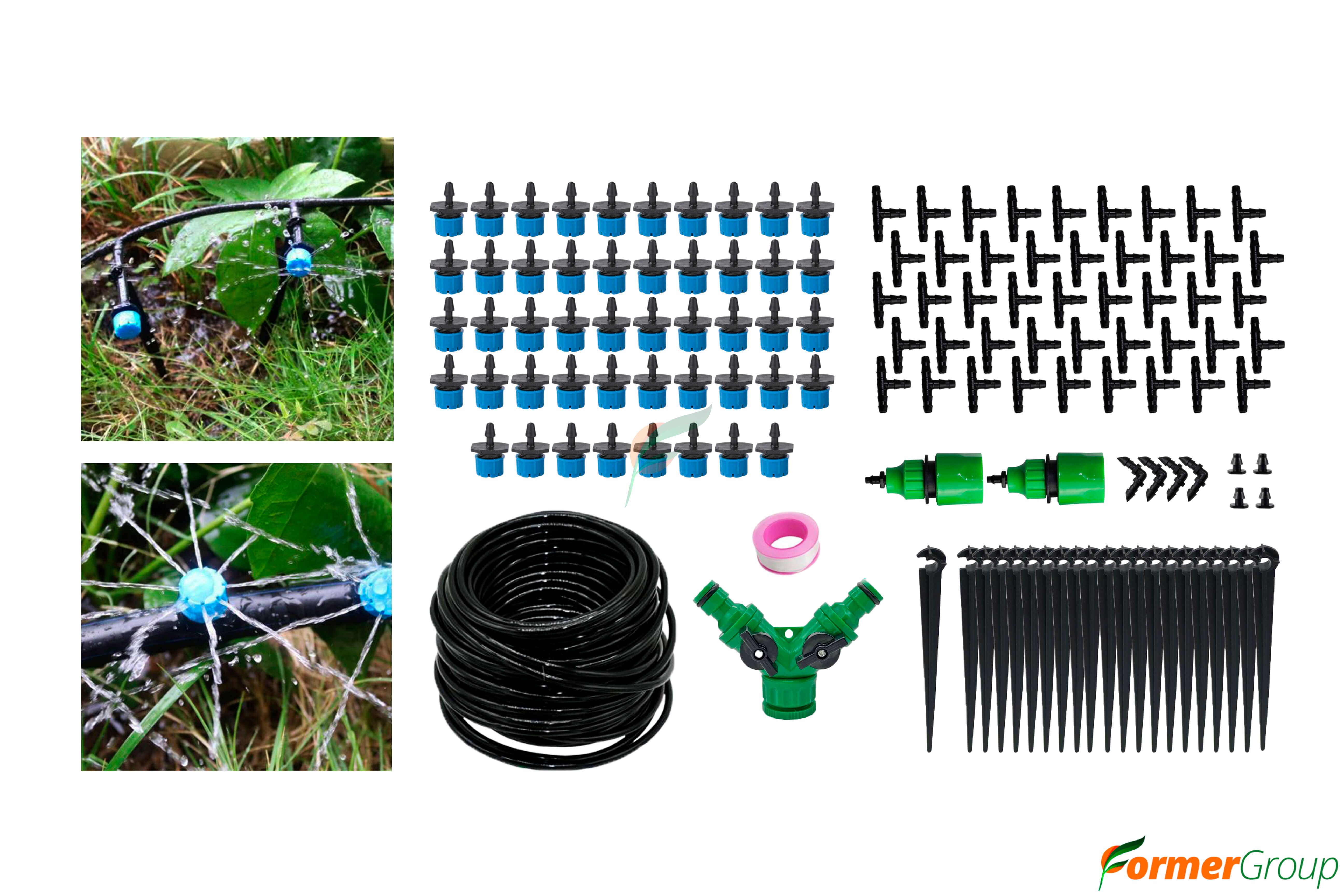 Kit para sistema de riego x 40 Mt