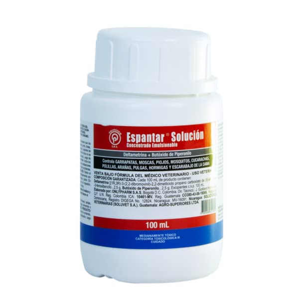 Espantar Solución 100 ml – Control de parásitos externos