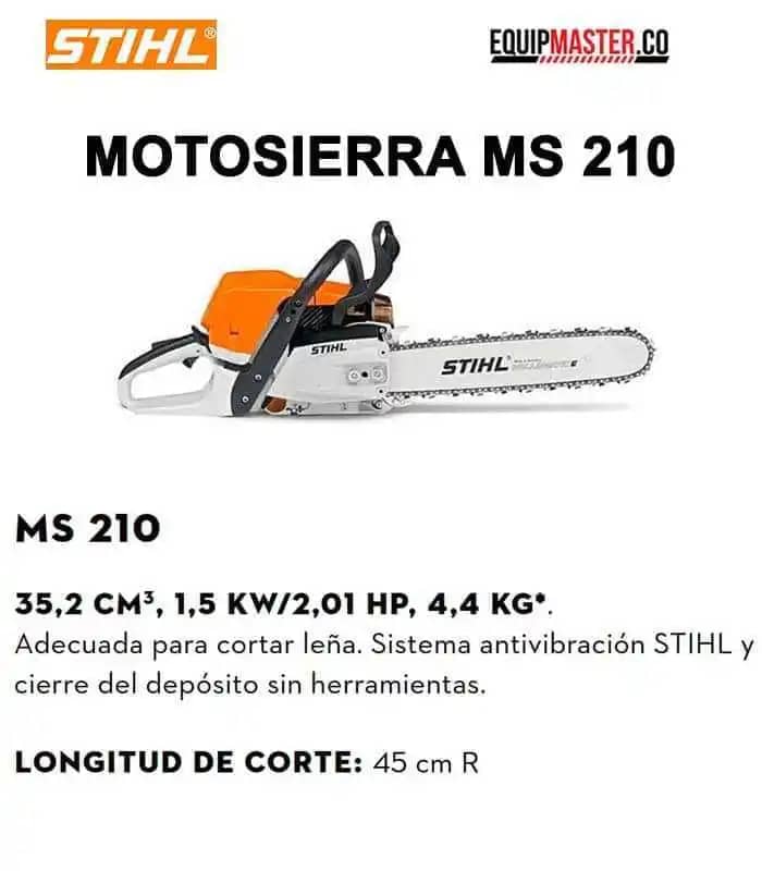 Motosierras de gasolina MS 170, PMM3, Long. de espada 35 cm