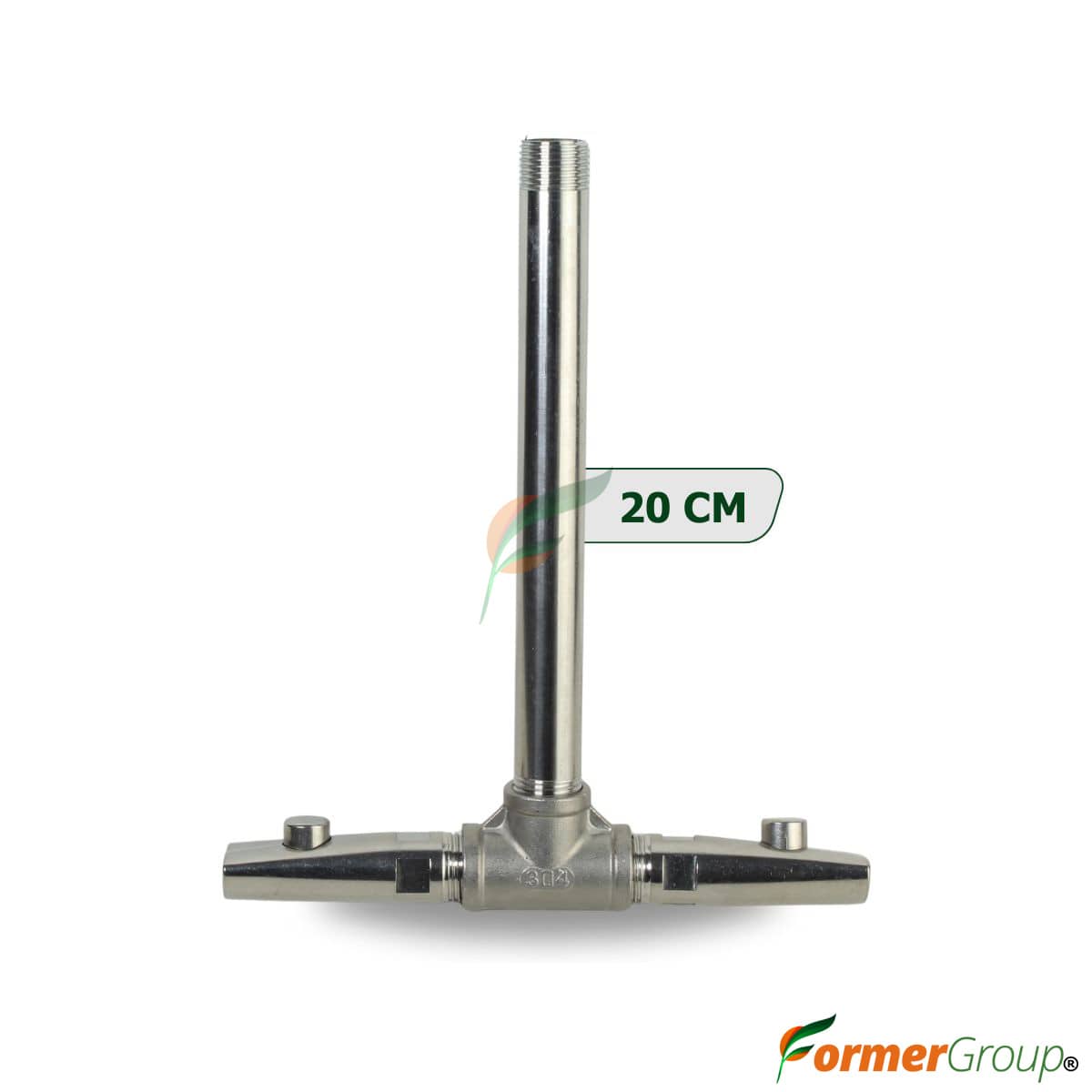 Kit Bebedero Cerdos Botón 1/2 Tubo 20cm Ahorro Agua