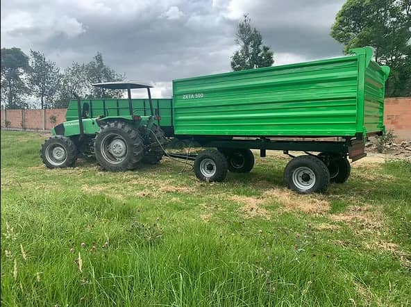 Remolque ZETA 532 T agrícola 5 ton con descarga trasera