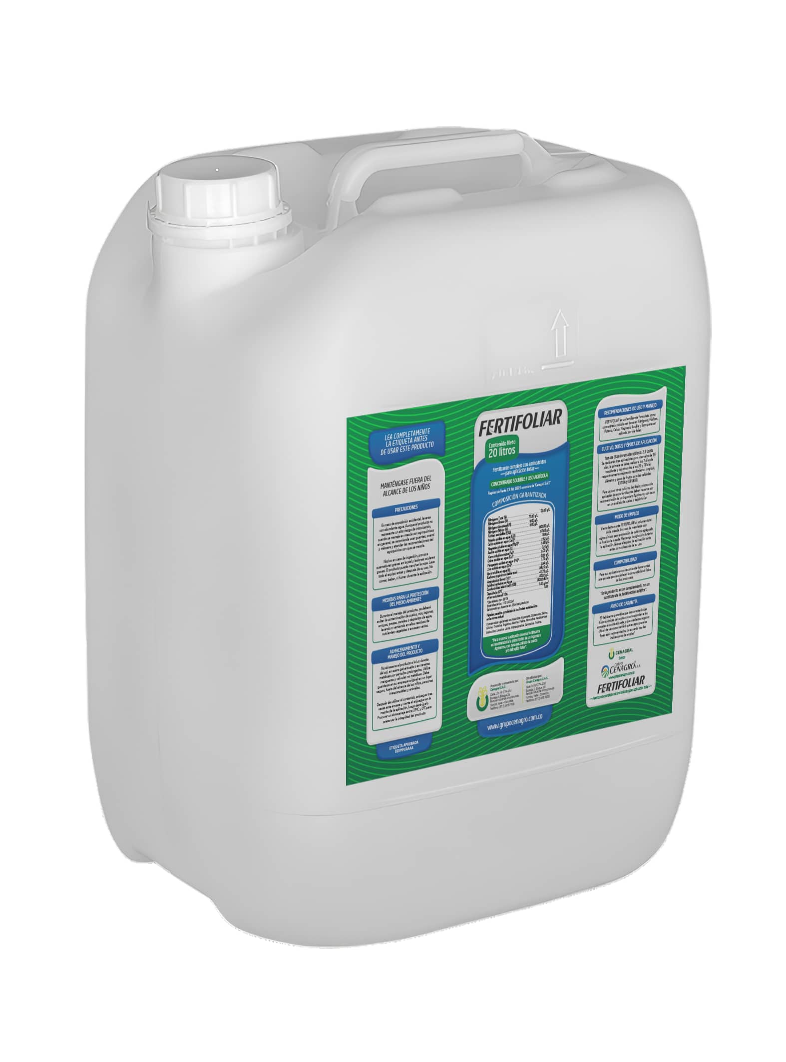 Fertifoliar 20 Lt – Fertilizante 10-30-10 con Aminoácidos