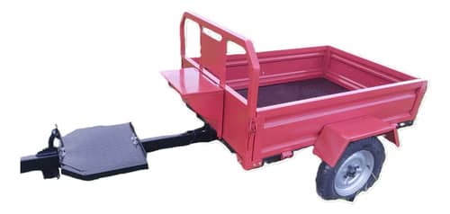 Remolque Zeta 101T para Motocultor — eje único