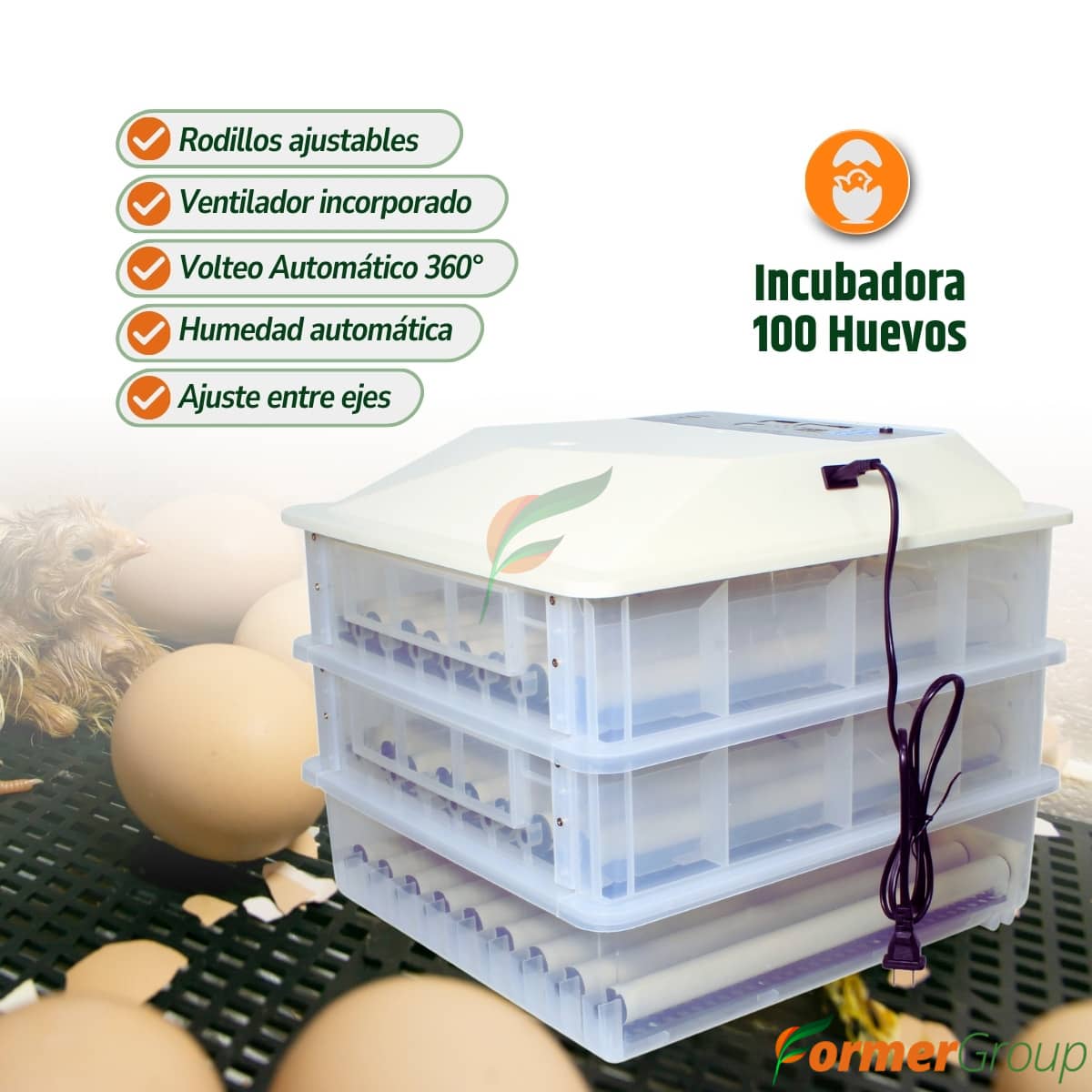 Incubadora Automática 150 Huevos