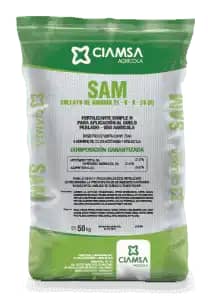 Fertilizante Sulfato de amonio 21-0-0-24 SAM x 50 kg- Ciamsa