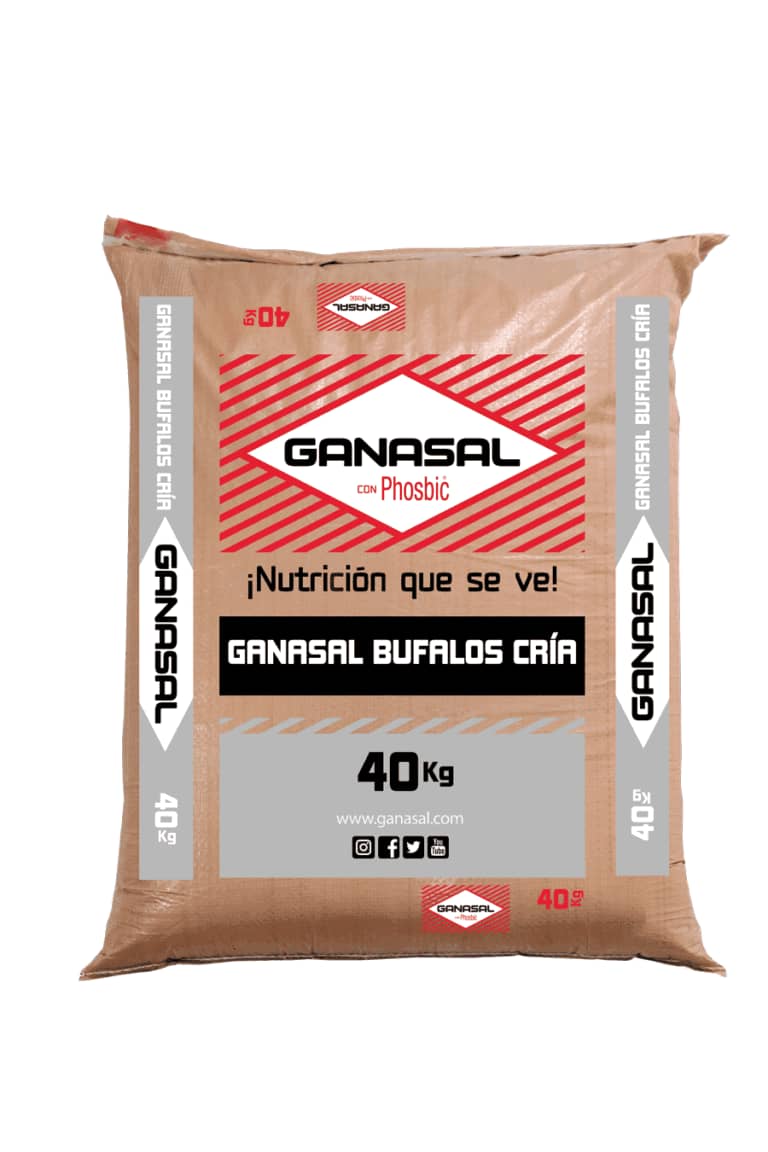 Sal mineralizada - Ganasal Búfalo Cría x 40 Kg