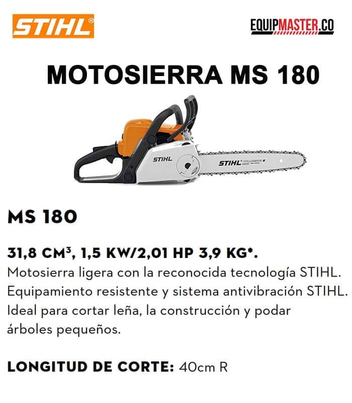 Motosierra STIHL MS180