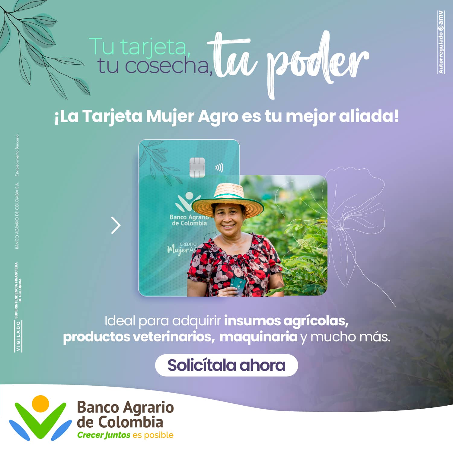 Tarjeta Crédito Mujer Agro