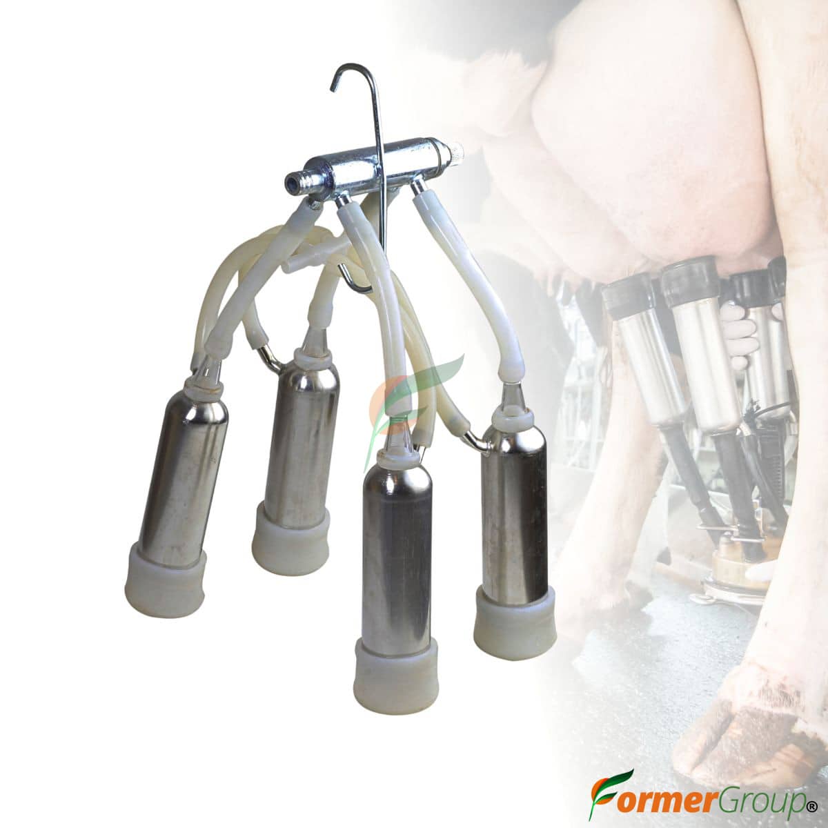 Pezoneras para Máquina de Ordeño a Pistón – Kit Completo en Acero Inoxidar