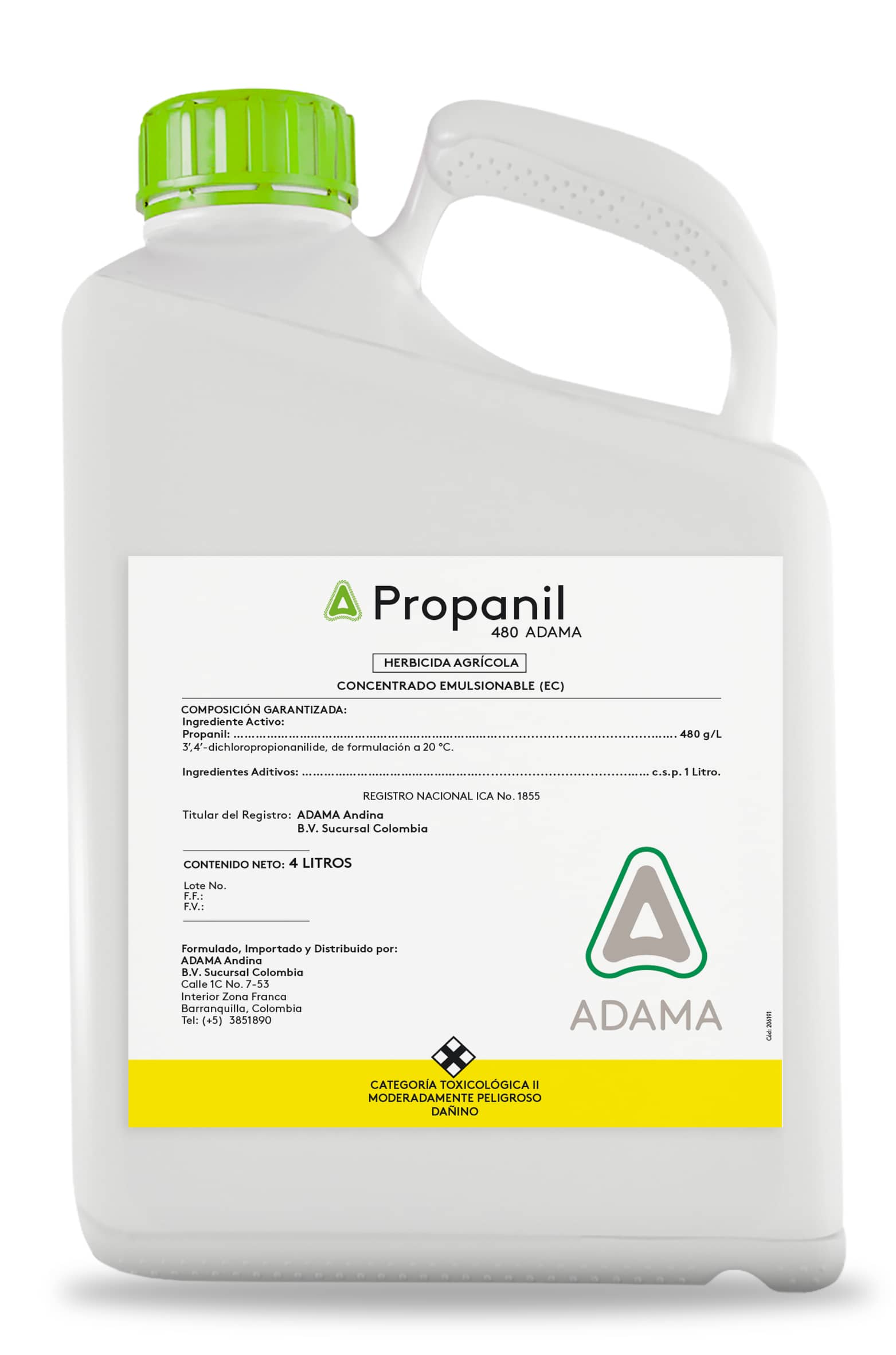 Herbicida Propanil 480 x 4 Lt - Adama