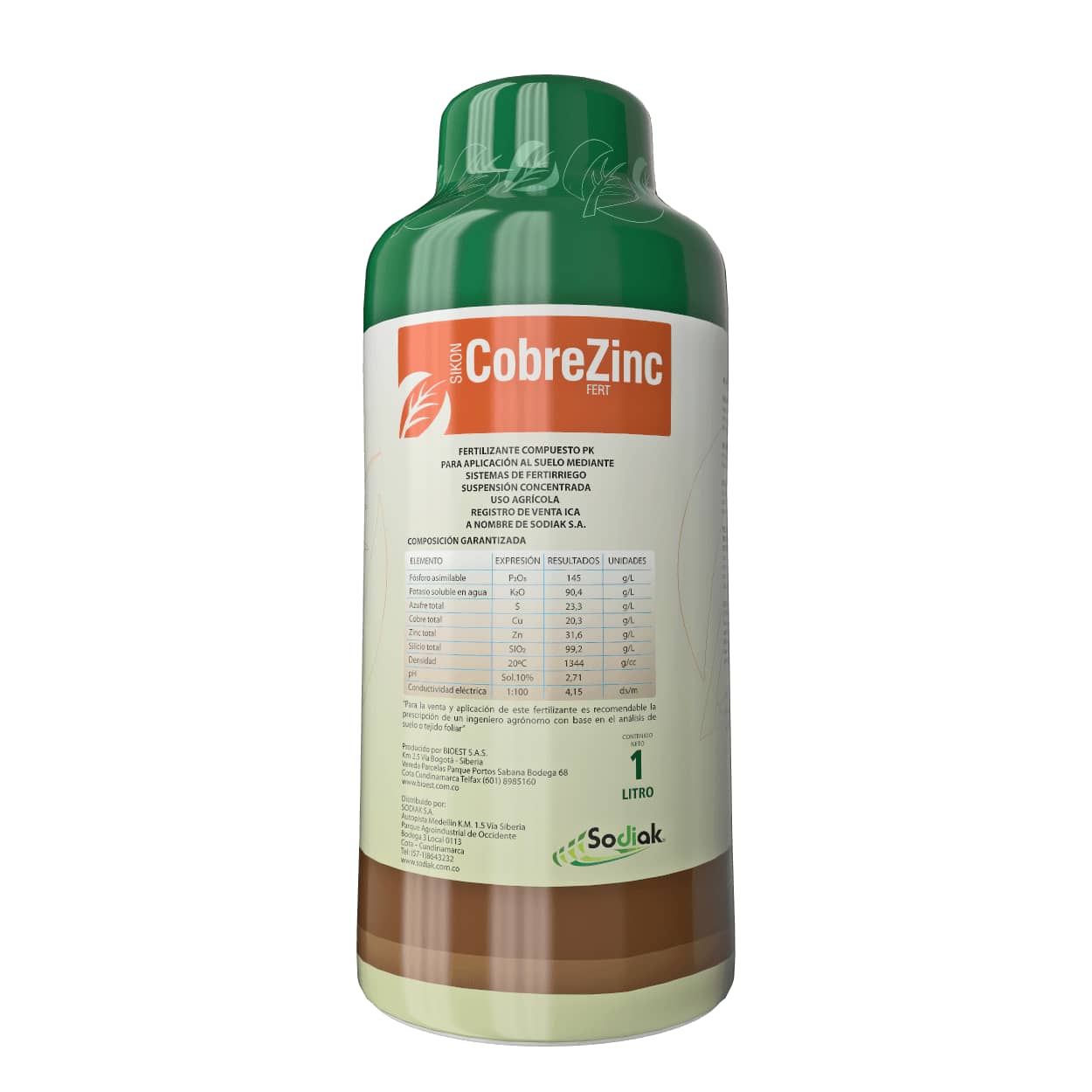 Fertilizante Cobre Zinc® x 1 Lt