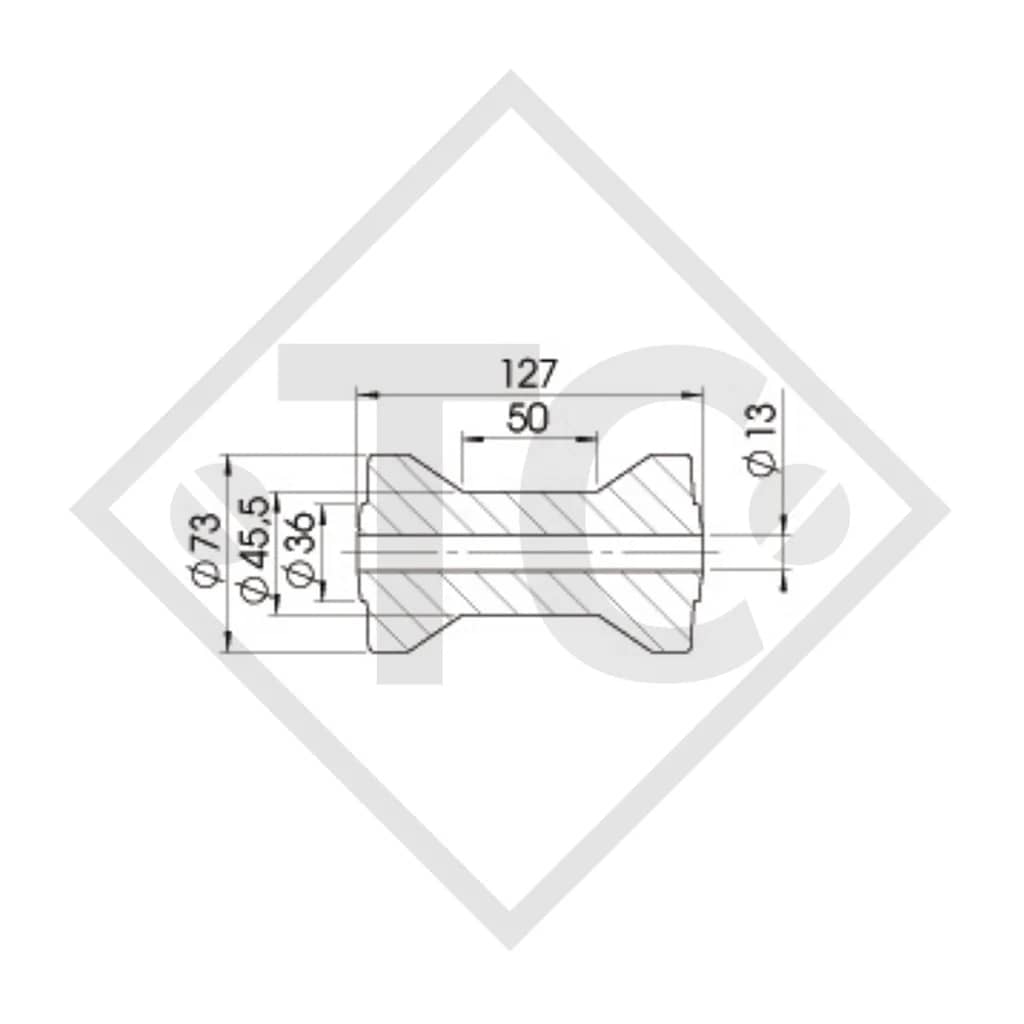 Rodillo de Quilla Náutica RP-55 - Protección y Durabilidad
