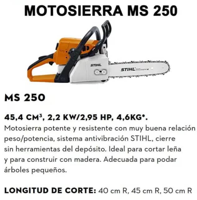 Motosierra MS250 - STIHL