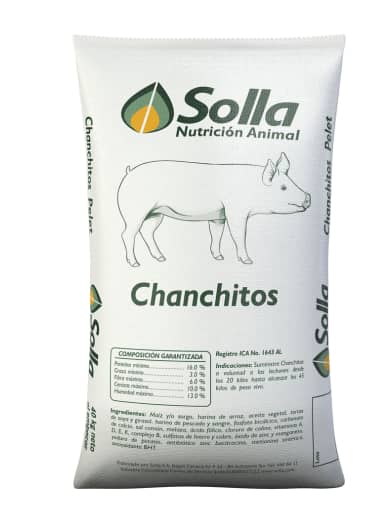 Alimento para cerdos Chanchitos Pel x 40 kg - Solla