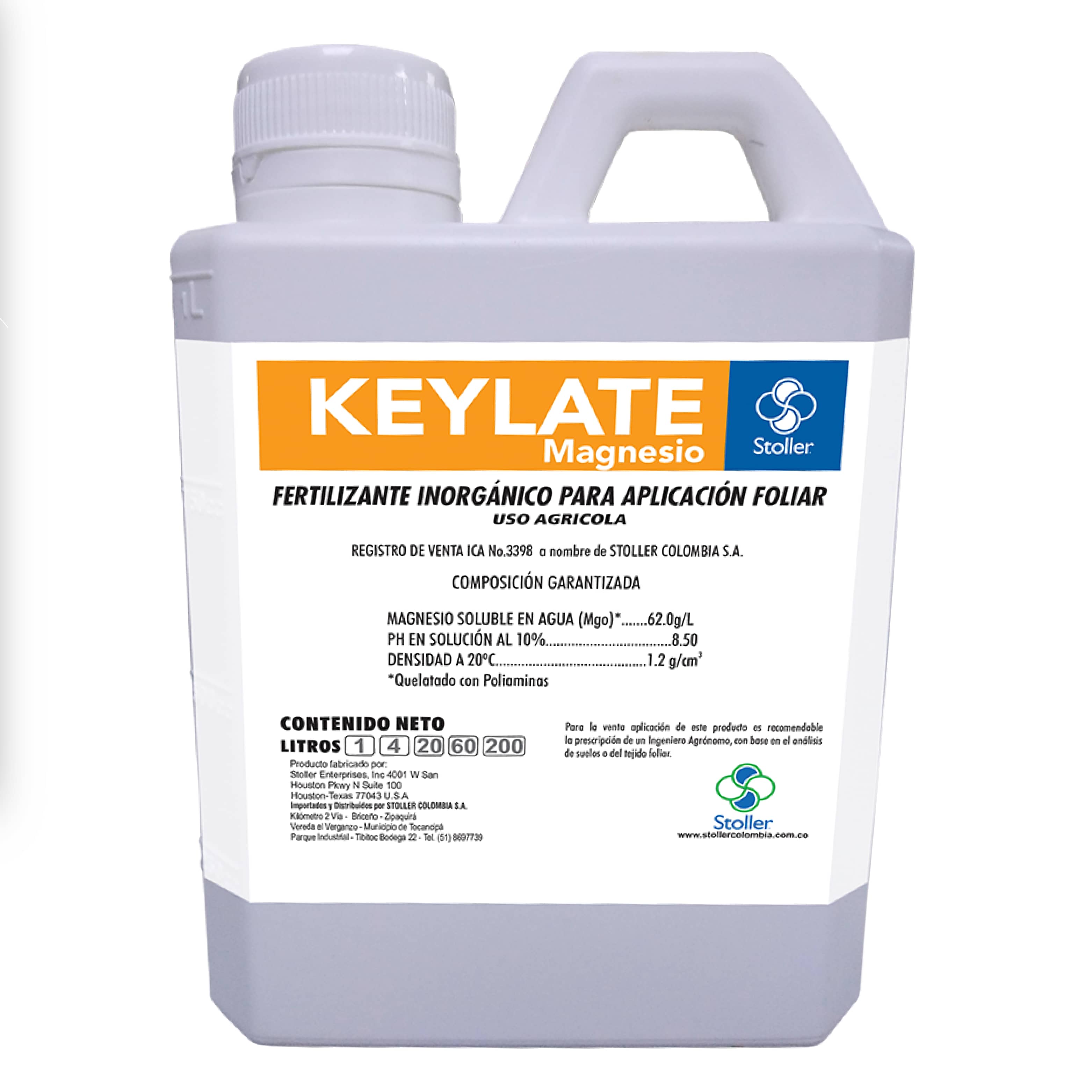 Magnesio quelatado Keylate 1 L | Fertilizante foliar para clorofila