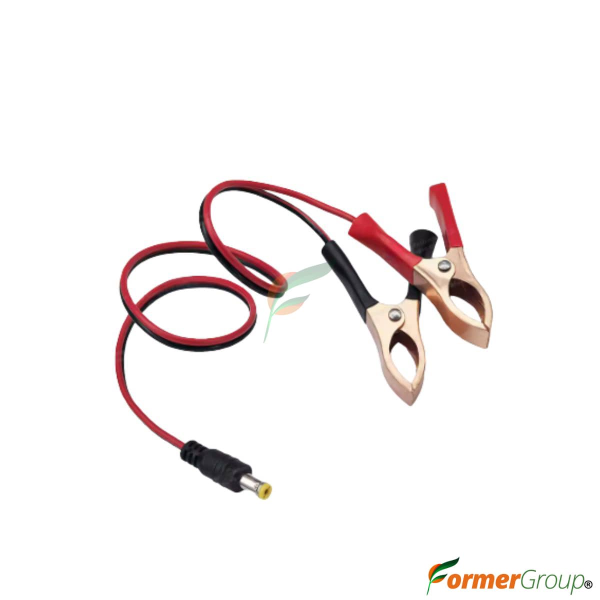 Cable 12V para Incubadora con Pinzas – Respaldo Energético