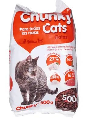 Alimento para gatos Chunky x 500 gr - Italcol