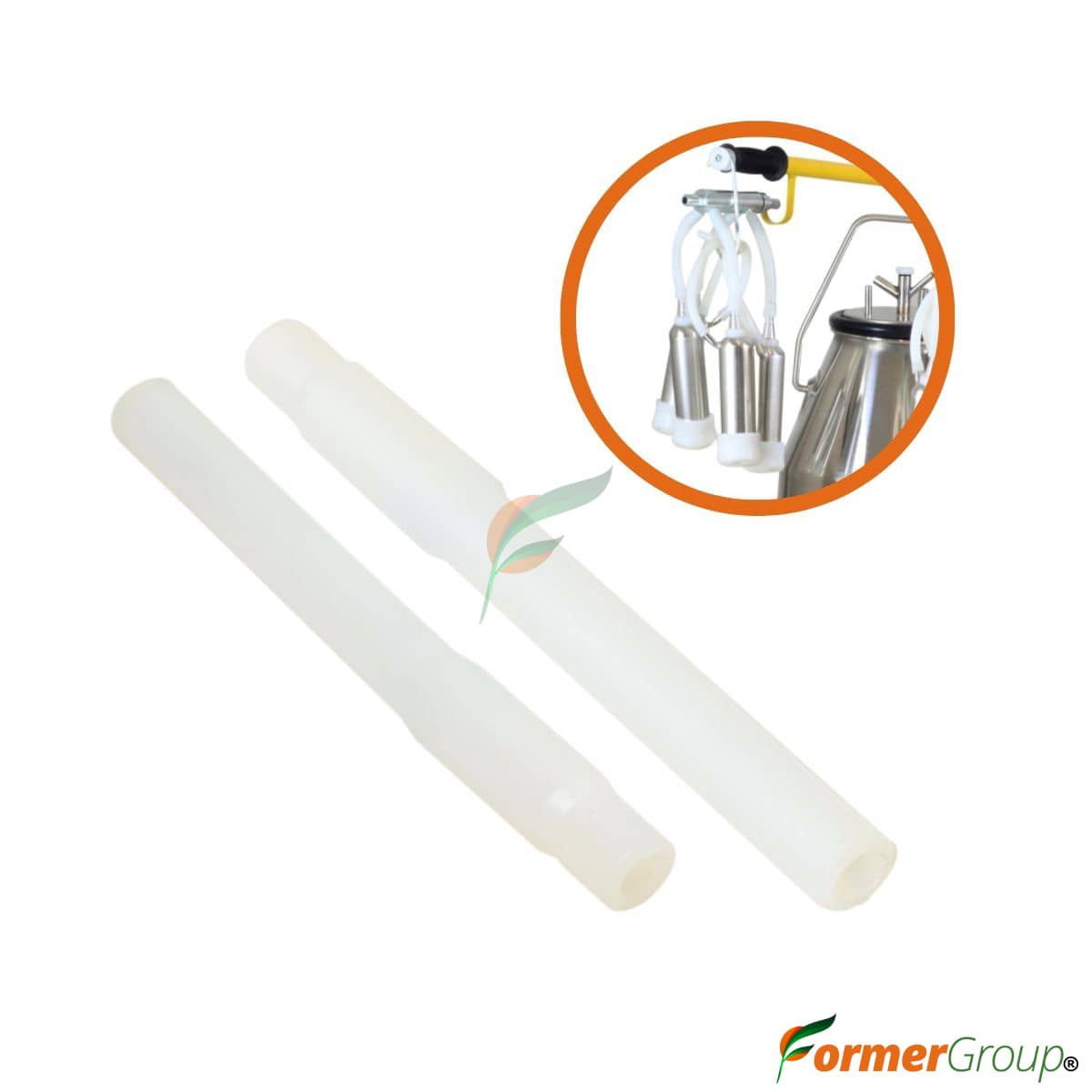 Pezonera de Silicona para Ordeño de Pistón - Kit de Repuestos