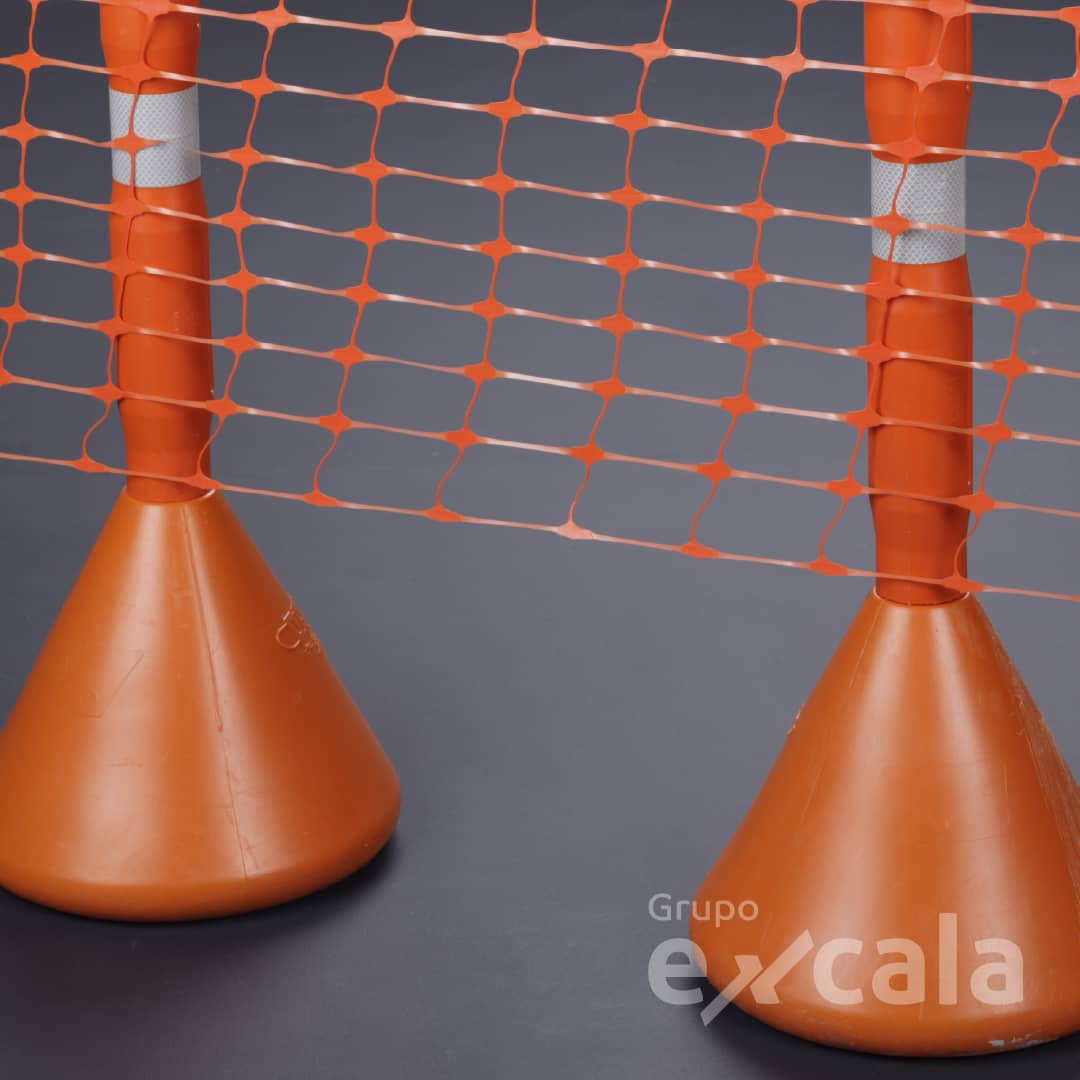 Malla de Señalización 1x50m Naranja | Excala UV 70g