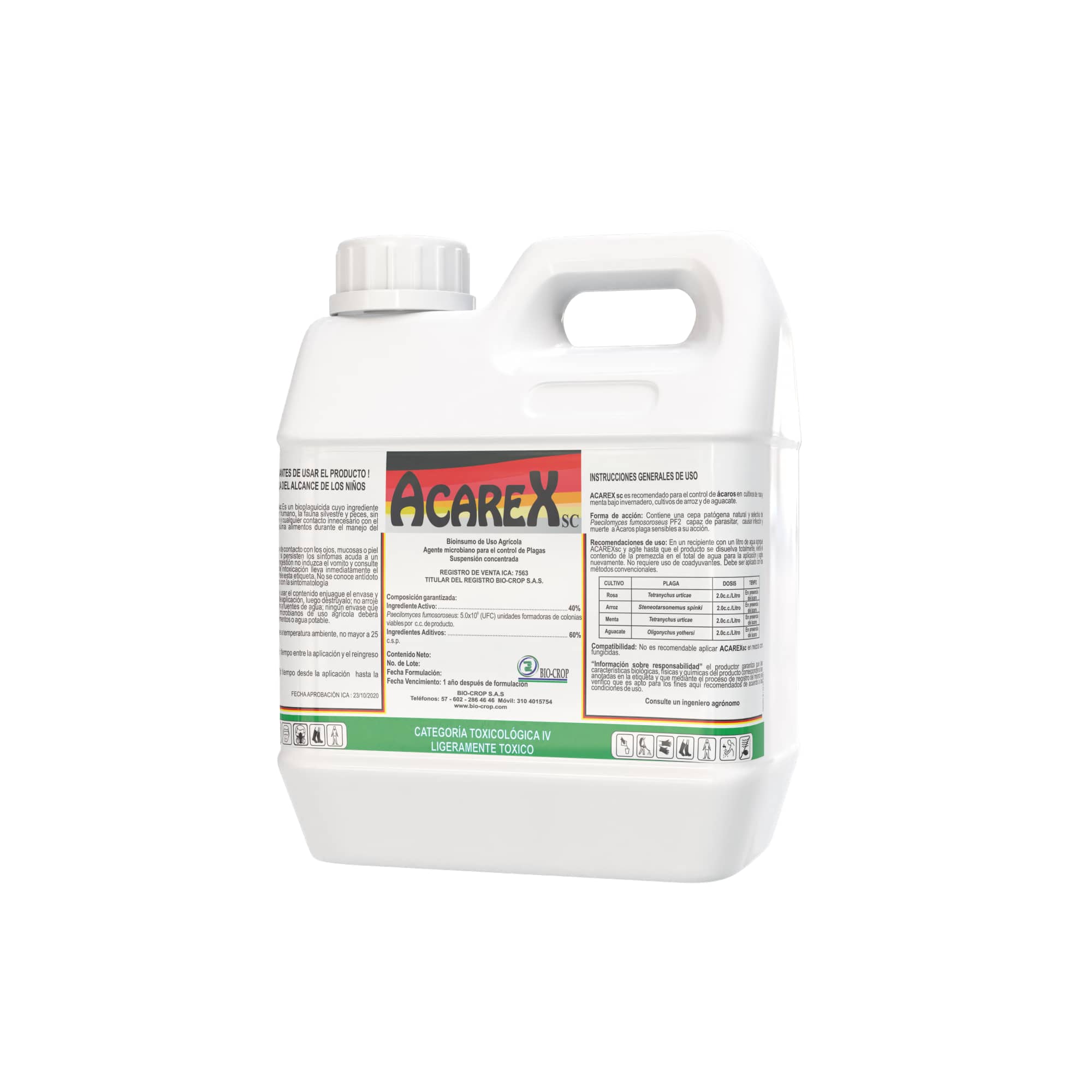 Acaricida Biologico Acarex SC 4L