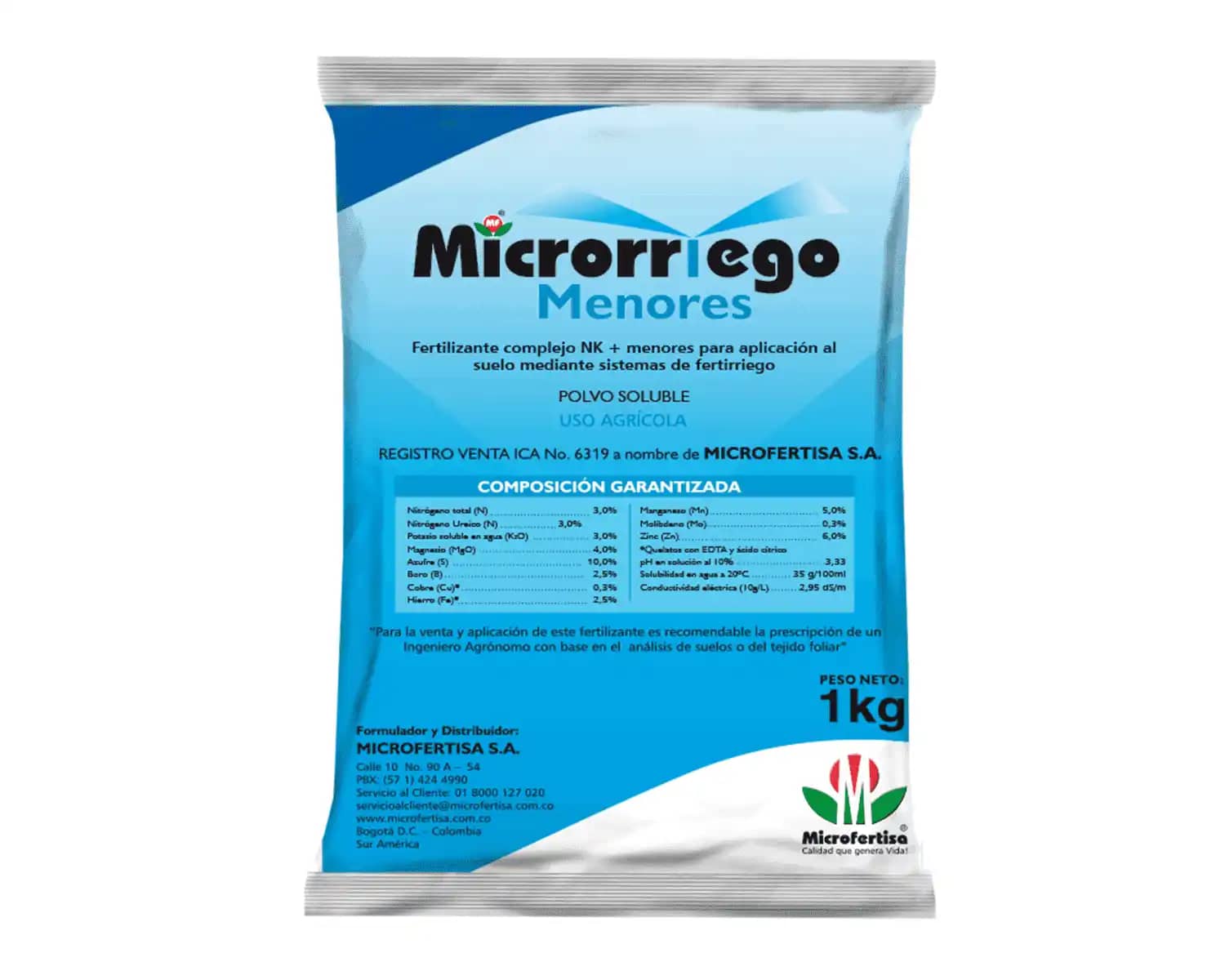 Fertilizante Microrriego Menores x 25kg - Agru