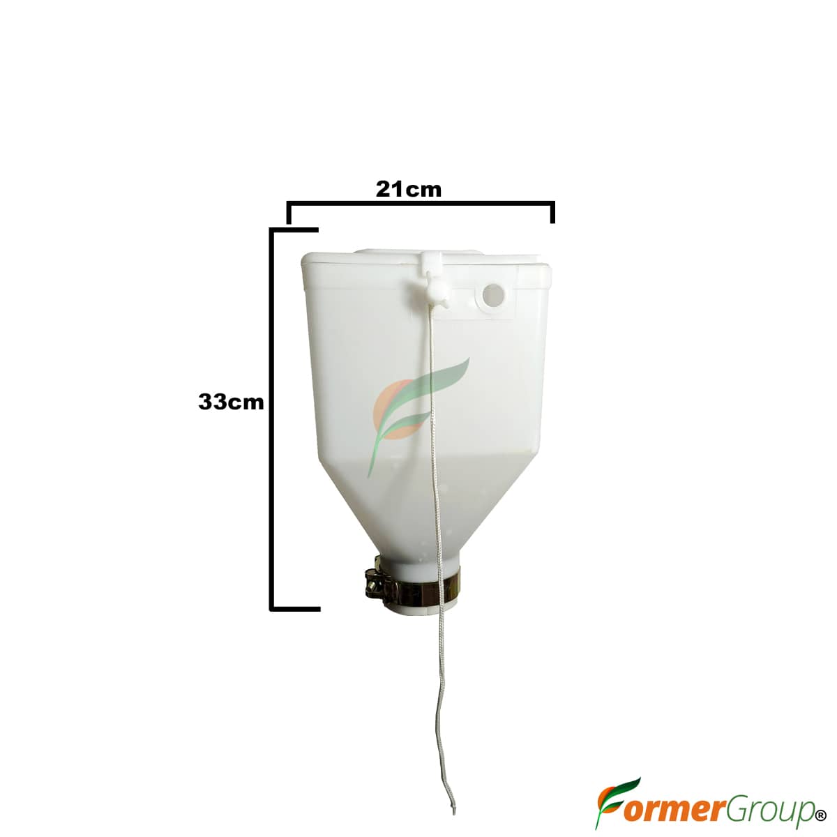 Dispensador de alimento para cerdos plástico 3 kg