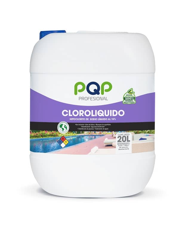 Cloro Liquido PQP Pro 20 L