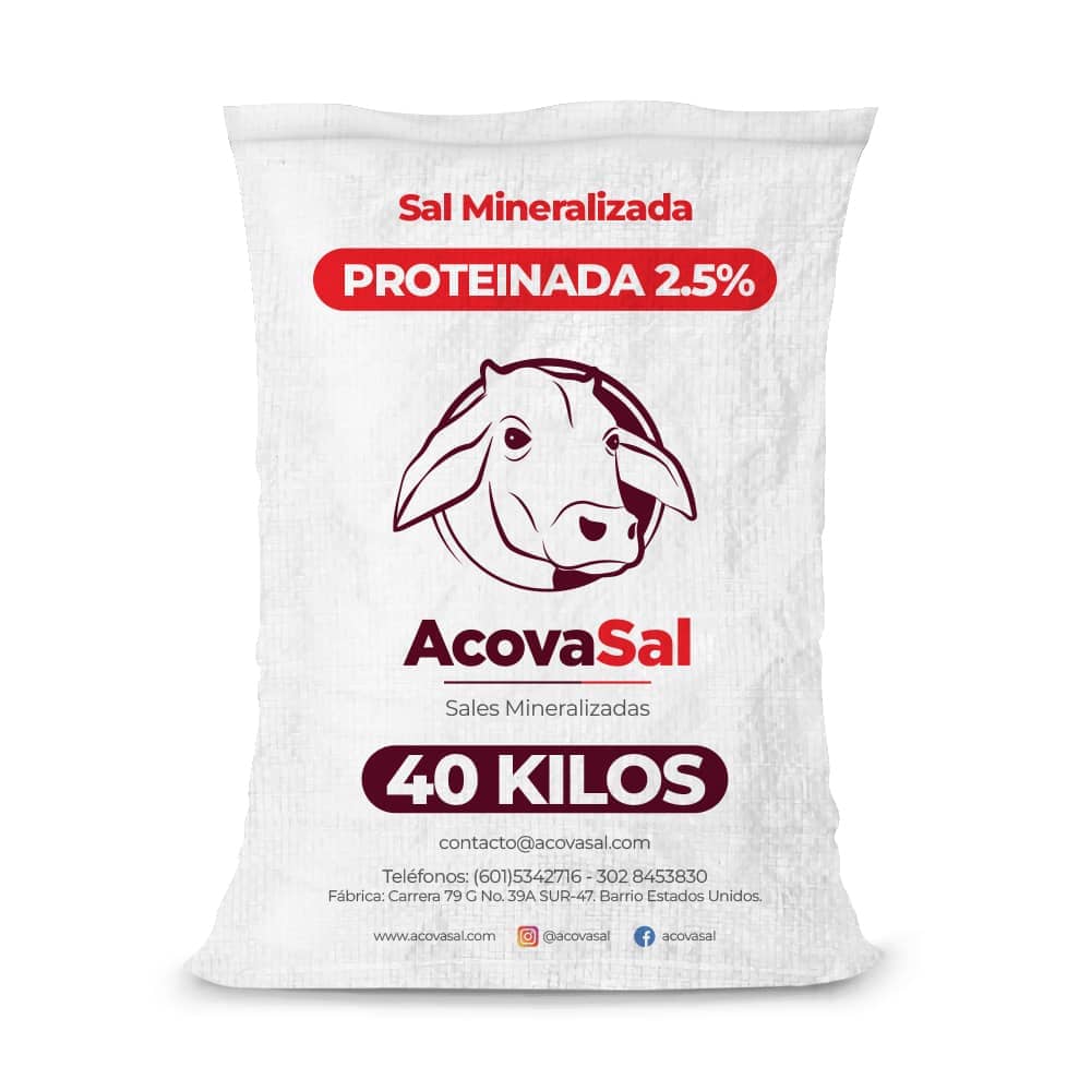 Sal Proteinada 2.5 % x 40 Kg