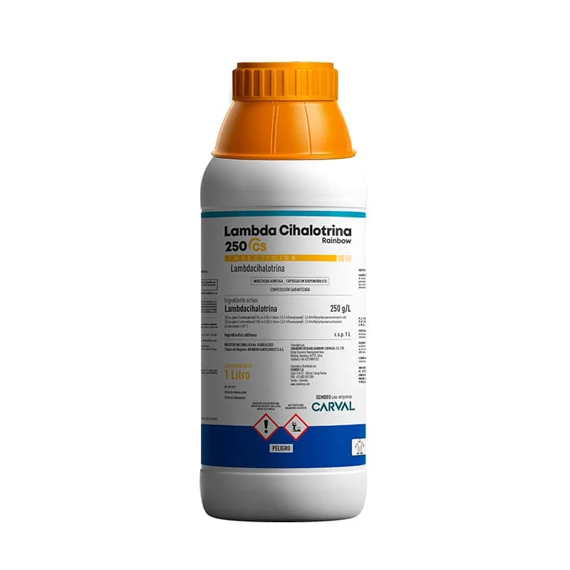 Lambda Cihalotrina 250 CS – Insecticida de Contacto para Pastos, 1 L