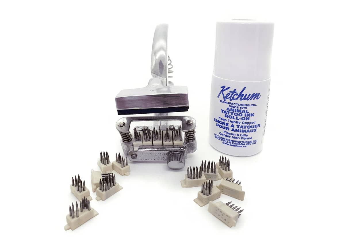 Kit Tatuadora PRO 5/16″ | Marcado Preciso y Duradero para Ganado
