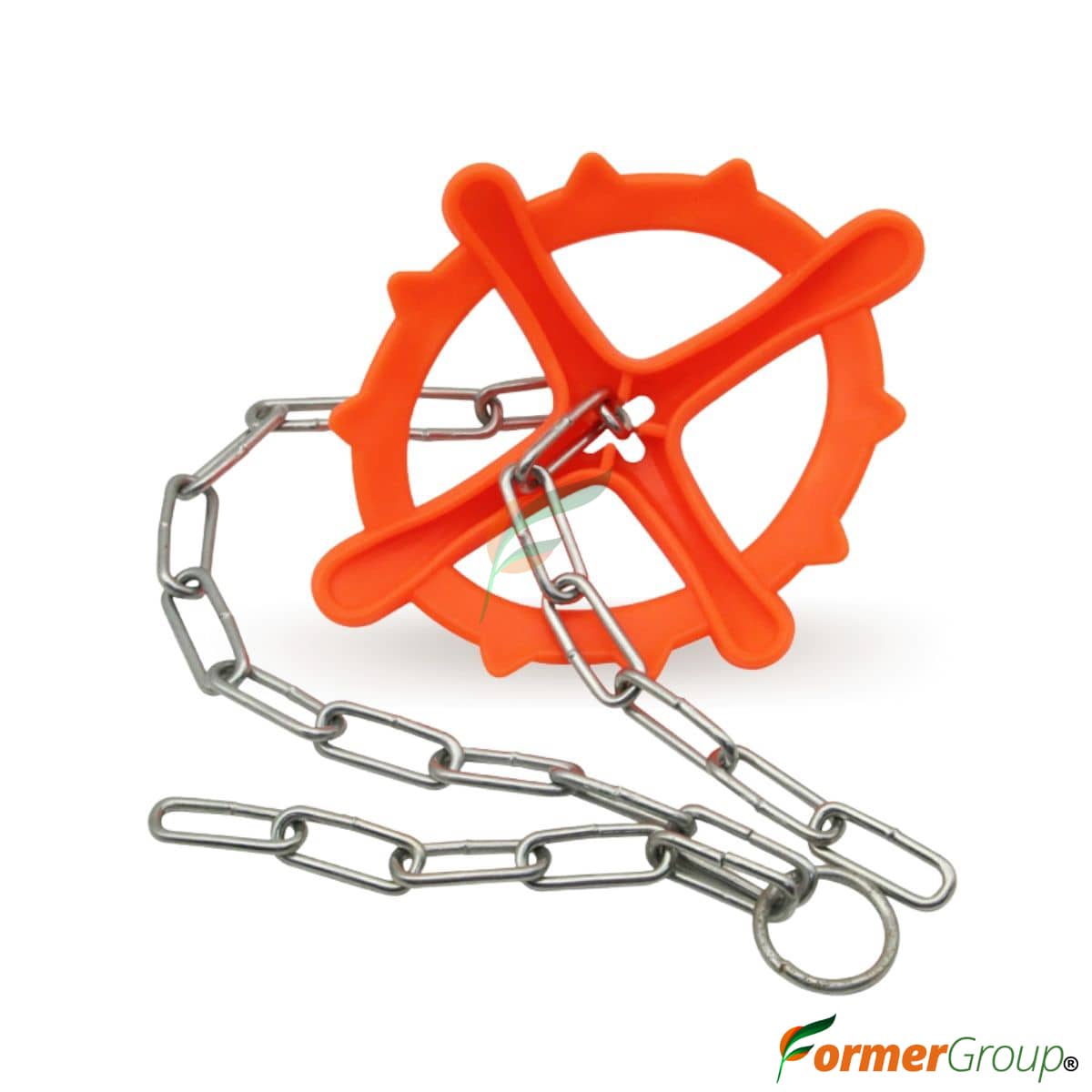 Juguete Plástico con Cadena para Lechones