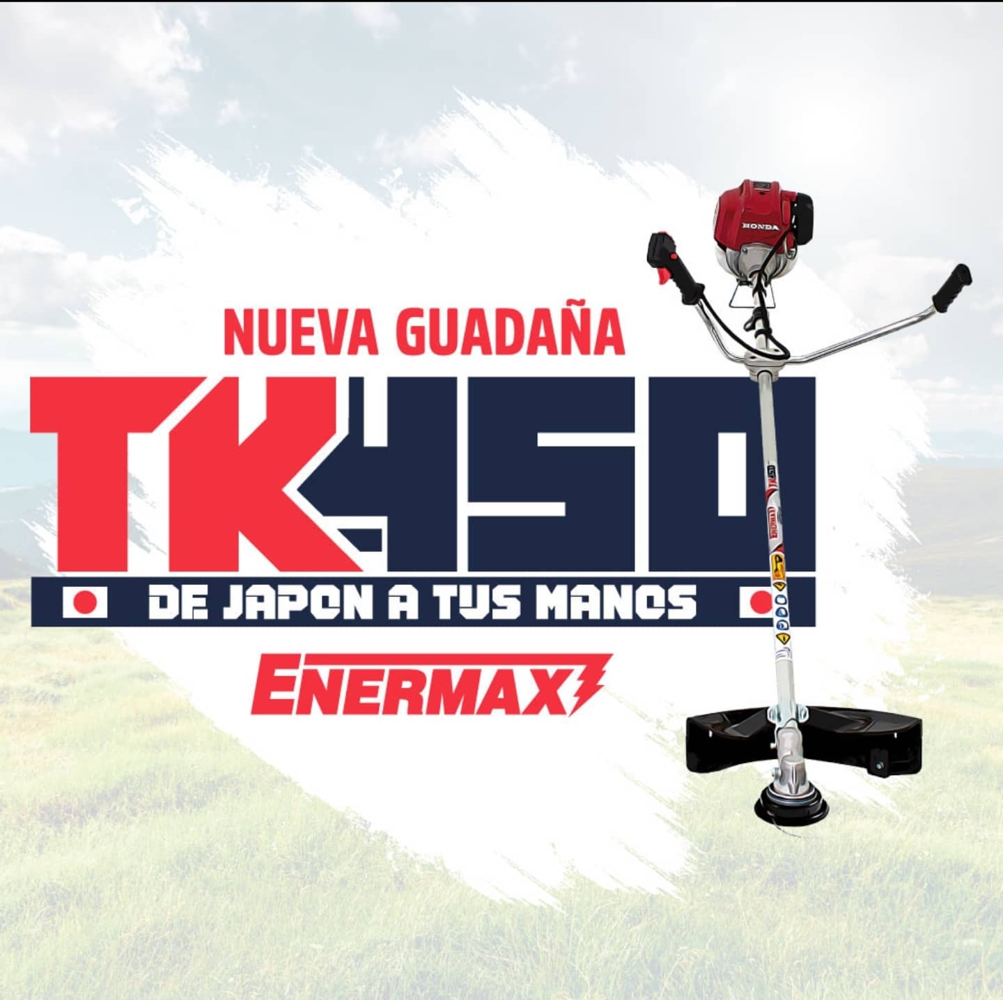 Guadañadora Enermax Honda 48cc - 4 Tiempos