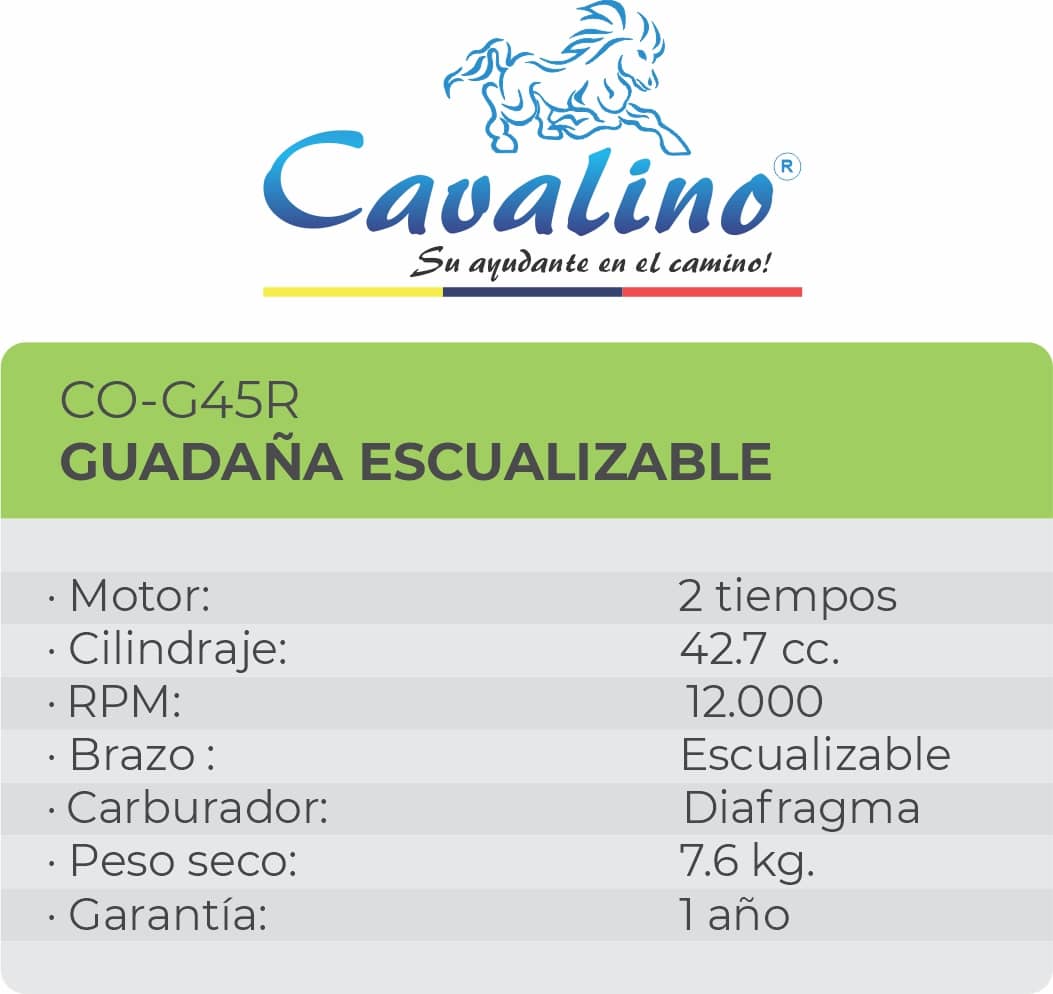 Guadaña Escualizable Cavalino G45
