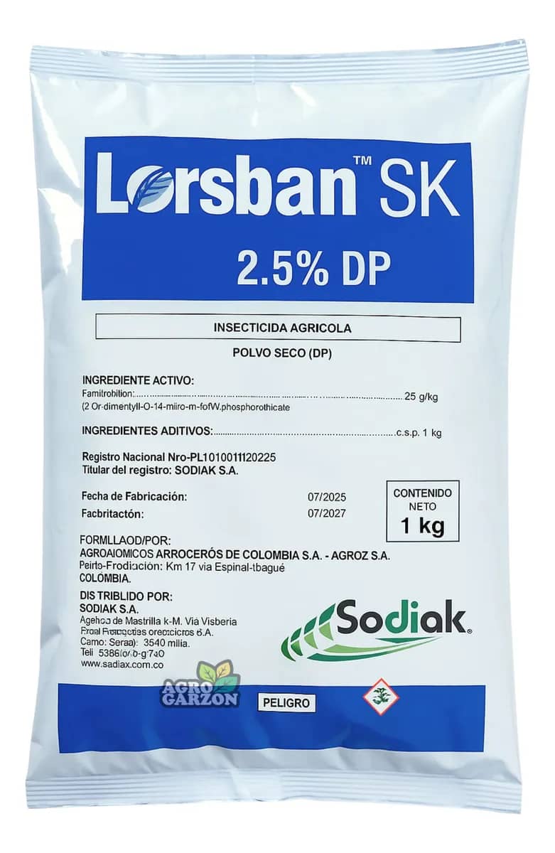 Lorsban x Kilo | Insecticida agrícola fosforado de amplio uso